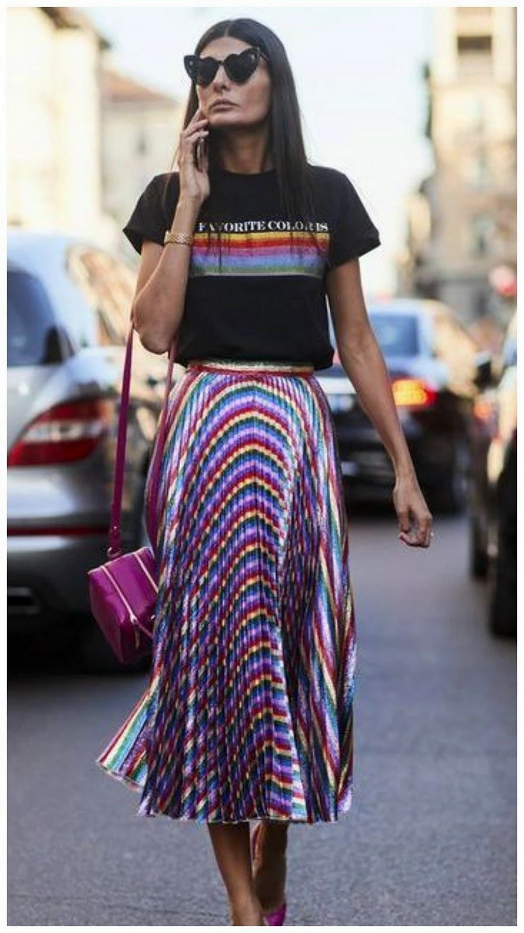 Юбка плиссе Street Style