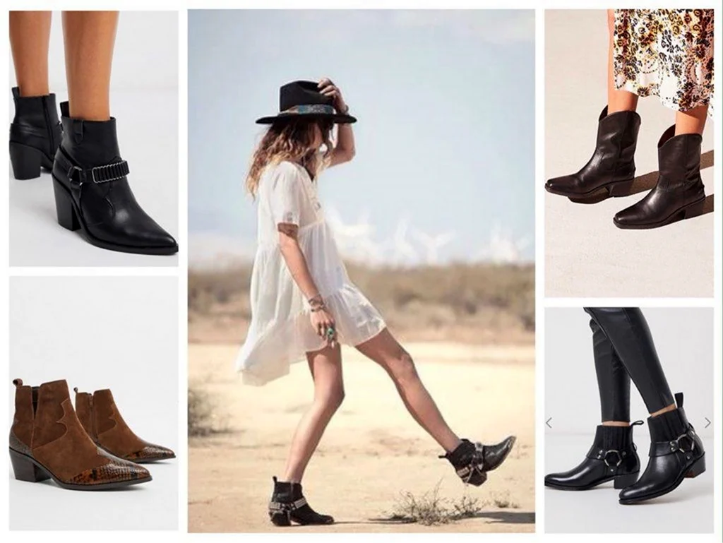 Стиль с сапогами казаками