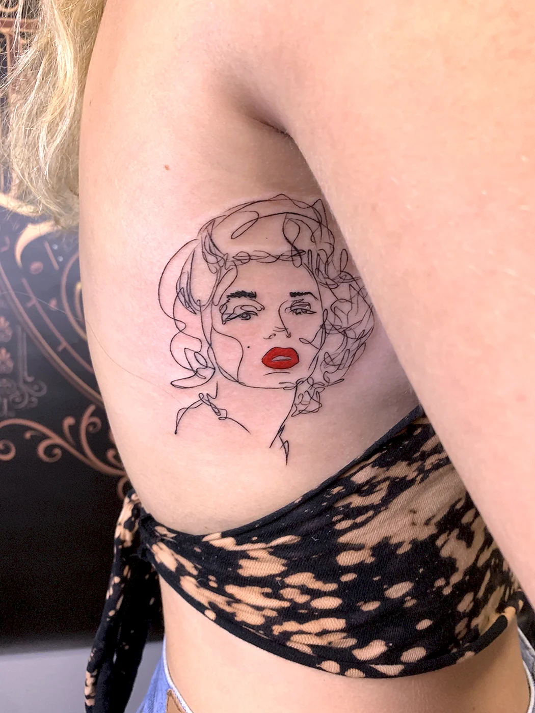Татуировка Мерлин Монро
