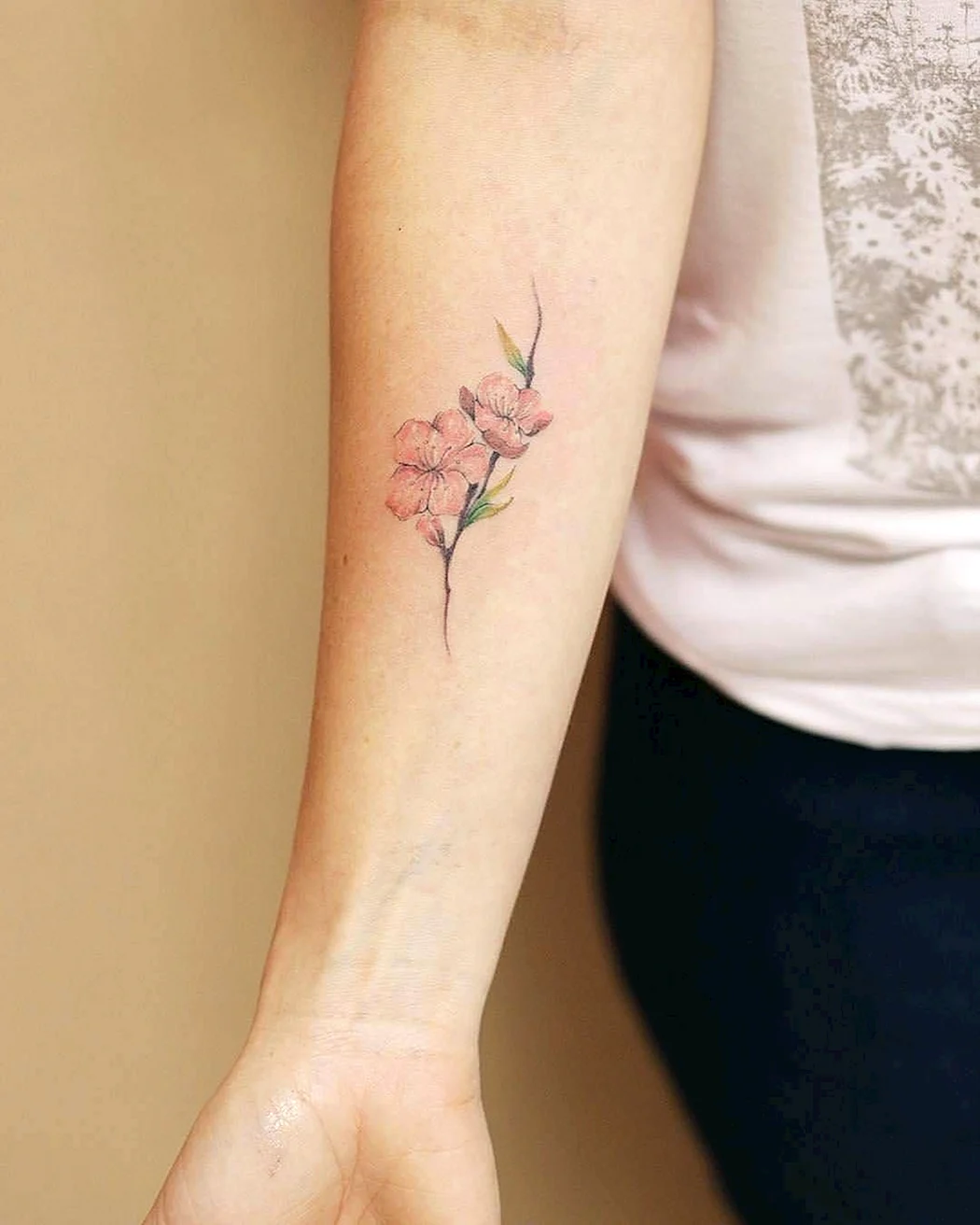 Мини тату Сакура